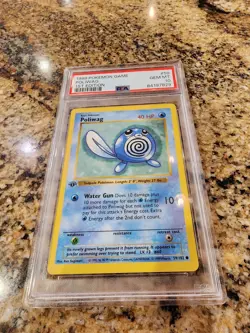 Poliwag 1st Edition Base Set Shadowless 1999 Card 59/102 Pokemon PSA 10 Gem Mint - Image 3