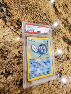 Poliwag 1st Edition Base Set Shadowless 1999 Card 59/102 Pokemon PSA 10 Gem Mint - Image 4