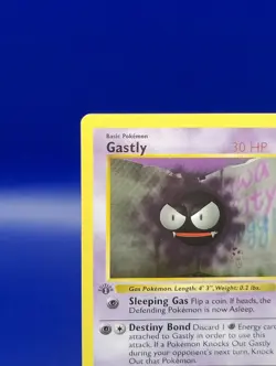 Gastly 50/102 1st Edition Shadowless Base Set Pokemon Card TCG WOTC 1999 NM - Image 4