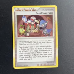 2x Supporter Team Galactic’s Wager and Fossil Excavator Pokemon Trading Cards - Image 3