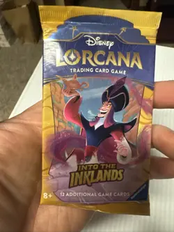 LOT OF 7 Disney Lorcana Trading Card Packs Game Into The Inklands - Image 2