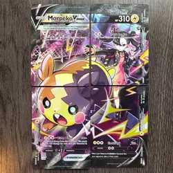 Morpeko V Union Lot of 4 SWSH290 SWSH Sword & Shield Promo Holo Pokemon Card TCG - Image 1