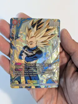 Vegeta FB07-021 SR Star Dragon Ball Super Fusion World Card Game English NM - Image 1
