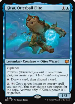 [1x] Kitsa, Otterball Elite Near Mint, English Bloomburrow MTG Magic - Image 1