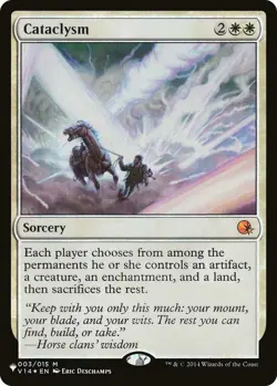 Cataclysm - The List Light Play, English Magic the Gathering MTG The List - Image 1