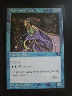 Rainbow Efreet LP Visions MTG FREE SHIPPING - Image 1