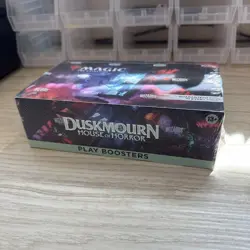 Magic MTG Duskmourn PLAY 36-Pack Booster Box FACTORY SEALED IN HAND! - Image 1