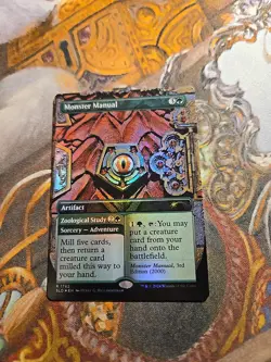 Monster Manual Foil MTG Secret Lair - Pack Fresh - - Image 1