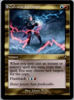 #430 Galvanic Iteration (Retro Frame) Innistrad Remastered Rare - Image 1