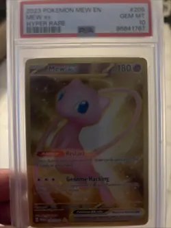 Pokemon TCG Mew EX Scarlet & Violet-151 205/165 Holo Hyper Rare - Image 1