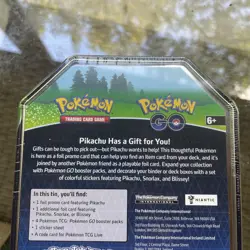 Pokemon TCG Pokemon Go PIKACHU Gift Tin Factory Sealed - 4 Booster Packs Inside! - Image 3