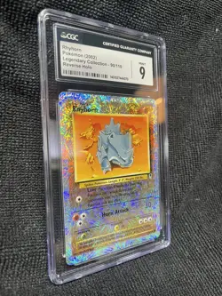 Pokemon Legendary Collection Reverse Holo Foil Rhyhorn 90/110 CGC 9 MINT - Image 3