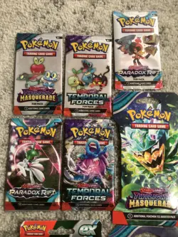 Pokemon TCG Scarlet & Violet Lot of Booster Packs & ex Battle Deck Box *Sealed* - Image 4