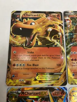 Pokemon TCG - M Charizard EX 107/106 + 11/12/13 - XY Flashfire VLP/NM SET - Image 2