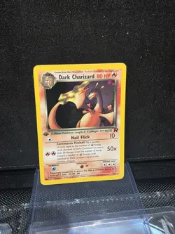 1st Edition Holo Dark Charizard - - Pokemon 2000 Team Rocket 4/82 - Image 2