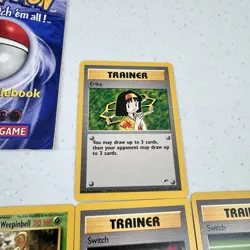 Pokemon TCG Ericka Theme Deck 1999 Incomplete Missing Vilepume No Coin - Image 3
