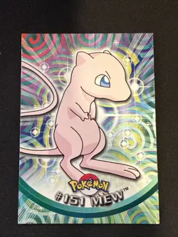 Pokemon Tcg Mew #151 Topps Series Blue Label - Image 1
