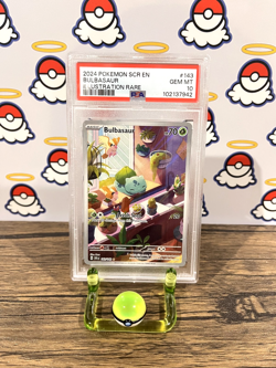 Bulbasaur 143/142 Pokemon Stellar Crown Illustration Rare - PSA 10 GEM MT - Image 1