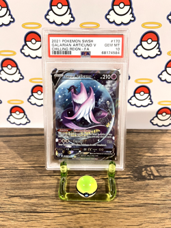 Galarian Articuno V 170/198 Full Alt Art Chilling Reign Pokemon - PSA 10 GEM MT - Image 1