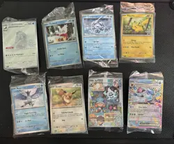 Pokemon 2025 Winter Holiday Calendar Stamped Promos (COMPLETE SET - 8) - Image 1