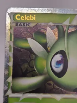 2010 Pokemon TCG HGSS Triumphant Holo Celebi Prime 92/102 LP - Image 5