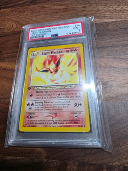 Pokemon PSA 9 1ST EDITION LIGHT FLAREON 46/105 NEO DESTINY SET - MINT - Image 1