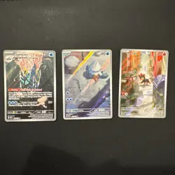 Pokemon Mega Evolutions Illustration Rare Lot Of 3, Snover, Litleo, Clawitzer - Image 1