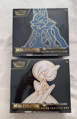 Pokemon Center Mega Evolution Gardevoir & Lucario ETB Elite Trainer Box Set Of 2 - Image 1