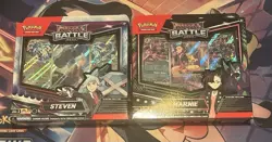 Pokemon Rival Battle Deck Set of 2 Steven and Marnie Brand New Sealed - Image 1