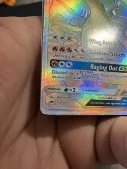 Pokemon Burning Shadows Hyper Rare Charizard Gx 150/147￼ - Image 2