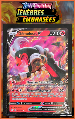 Carte Pokemon Demolosse V 021/189 EB03 Tenebres Embrasees Epee et Bouclier FR - Image 1