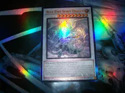 Blue-Eyes Spirit Dragon 1st Edition Prismatic Ultimate Rare RA02-EN030 Yu-Gi-Oh! - Image 1