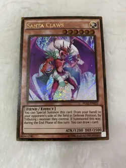 Santa Claws PGL2-EN021 Premium Gold: Return of the Bling Unlimited - Yugioh TCG - Image 3