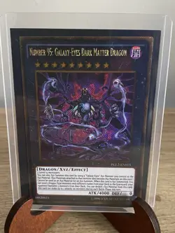 Number 95: Galaxy-Eyes Dark Matter Dragon PGL2-EN015 Premium Gold: Return of the - Image 2