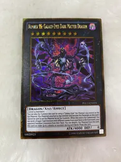 Number 95: Galaxy-Eyes Dark Matter Dragon PGL2-EN015 Premium Gold: Return of the - Image 3
