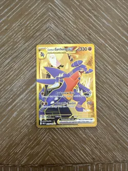 Pokemon Destined Rivals Cynthia's Garchomp EX Gold Hyper Rare Card 241/182 NM - Image 1