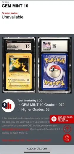 CGC 10 GEM MINT Pikachu 1999 Black Star Promos 4 WB Movie Pokemon Card - PSA TAG - Image 5