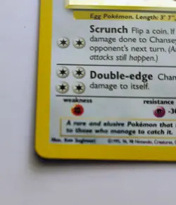 Pokemon Card - Chansey 3/130 Holo Rare Base Set 2 Vintage 1999 WOTC - Image 5