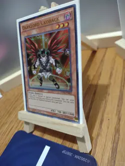 YuGiOh Card Darklord Ukoback DUSA-EN022 Ultra Rare 1st Edition Collectable Item. - Image 2