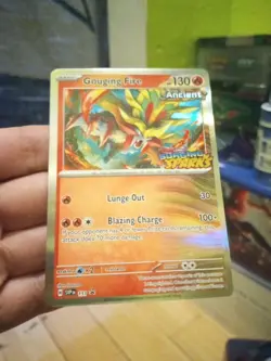 Gouging Fire 151 SVP Black Star Promo Surging Sparks Stamped Card Pokemon - Image 2