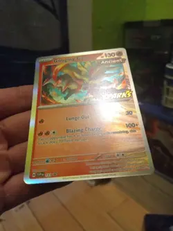 Gouging Fire 151 SVP Black Star Promo Surging Sparks Stamped Card Pokemon - Image 4