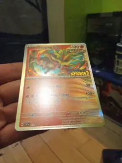 Gouging Fire 151 SVP Black Star Promo Surging Sparks Stamped Card Pokemon - Image 5