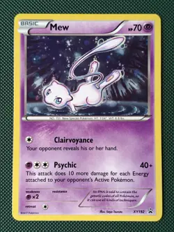 Mew XY192 Black Star Promo Holo Pokemon Card XY - Image 1