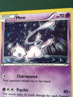 Mew XY192 Black Star Promo Holo Pokemon Card XY - Image 4