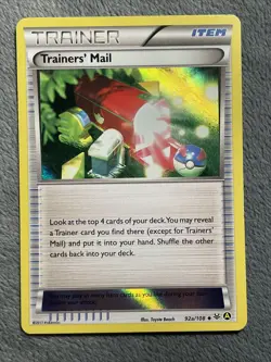 Trainer’s Mail 92a/108 Holo Pokemon Card 2017 Roaring Skies Alternate Art - Image 1