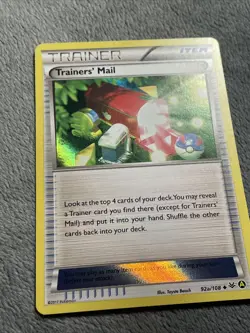 Trainer’s Mail 92a/108 Holo Pokemon Card 2017 Roaring Skies Alternate Art - Image 2