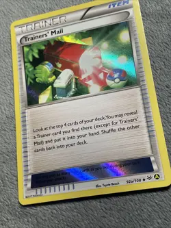 Trainer’s Mail 92a/108 Holo Pokemon Card 2017 Roaring Skies Alternate Art - Image 3