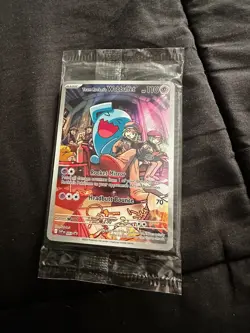 Pokemon Destined Rivals Sealed Promo Card #203 Team Rocket’s Wobbuffet - Image 1
