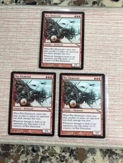 War Elemental - Mirrodin Card - MTG - HP - Condition Shown In Many Pictures - Image 2