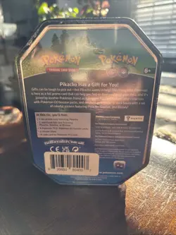 Pokemon Go Trading Card Tin 2022 Still Sealed New Pikachu - Image 2